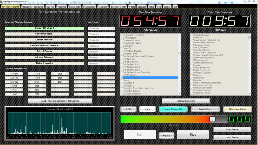 Rife Professional X8